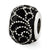 Enameled Bali Charm Bead in Sterling Silver
