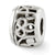 Floral Bali Charm Bead in Sterling Silver