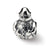 Snowman Charm Bead in Sterling Silver