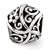 Flowers & Vines Bali Charm Bead in Sterling Silver