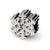 Snowflake Charm Bead in Sterling Silver