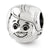 Little Boy's Head Charm Bead in Sterling Silver