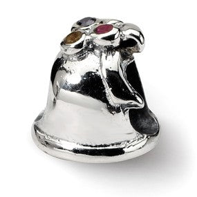 Sterling Silver Bell Bead Charm hide-image