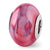 Sterling Silver Pink Ceramic Bead Charm hide-image