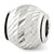 Diamond-cut Charm Bead in Sterling Silver