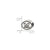 Antiqued Miami Of Ohio Collegiate Charm Bead in Sterling Silver