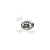 Antiqued Old Dominion University Collegiate Charm Bead in Sterling Silver