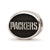 Enameled Green Bay Packers NFL Charm Bead in Sterling Silver
