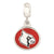 University of Louisville Collegiate Enameled Charm Dangle Bead in Sterling Silver