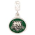 Ohio University Collegiate Enameled Charm Dangle Bead in Sterling Silver