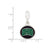 Ohio University Collegiate Enameled Charm Dangle Bead in Sterling Silver