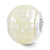 Sterling Silver White Mother of Pearl Mosaic Bead Charm hide-image
