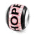 Sterling Silver Pink/Black MOP Hope Mosaic Bead Charm hide-image