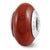 Red Charm Bead in Sterling Silver