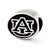 Sterling Silver Antiqued Auburn University Collegiate Bead