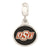 Oklahoma State Univ. Collegiate Enameled Charm Dangle Bead in Sterling Silver