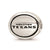 Antiqued Houston Texans NFL Charm Bead in Sterling Silver