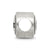 Antiqued Kansas City Chiefs NFL Charm Bead in Sterling Silver