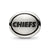 Antiqued Kansas City Chiefs NFL Charm Bead in Sterling Silver