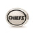 Antiqued Kansas City Chiefs NFL Charm Bead in Sterling Silver