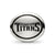 Antiqued Tennessee Titans NFL Charm Bead in Sterling Silver