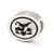 Sterling Silver Antiqued New York University Collegiate Bead