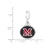 Miami Of Ohio University Collegiate Enameled Charm Dangle Bead in Sterling Silver