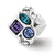 Sterling Silver Swarovski Elements Bead Charm hide-image