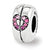 Sterling Silver Swarovski Elements Heart Magnetic Bead Charm hide-image