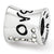 Sterling Silver Swarovski Love Bead Charm hide-image