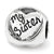 My Sister My Friend Trilogy Charm Bead in Sterling Silver