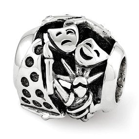 Sterling Silver Swarovski New York Collage Bead Charm hide-image