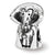 Sterling Silver Vampire Bead Charm hide-image