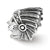 Chief Charm Bead in Sterling Silver