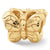 Gold Plated Butterfly Bead Charm hide-image