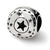 Sterling Silver Circle w/Stars Bead Charm hide-image