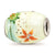 Catchn A Wave Ocean Motif Fenton Glass Charm Bead in Sterling Silver