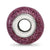 Pink Glitter Italian Glass Charm Bead in Sterling Silver