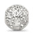 Polished Cut-Out Tree Charm Bead in Sterling Silver