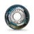 Foil Angel Blue Italian Glass Charm Bead in Sterling Silver