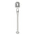 Clear Swarovski Crystal Top Pendant in Sterling Silver