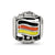 Enameled Germany Theme Charm Bead in Sterling Silver