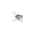 Antiqued Baby Feet Butterfly Charm Bead in Sterling Silver