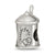 Octoberfest Beer Stein Charm Bead in Sterling Silver