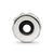 Antiqued Hearts Gripper Charm Bead in Sterling Silver