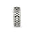 Antiqued Bali Gripper Charm Bead in Sterling Silver