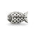 Fish Charm Bead in Sterling Silver