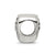 21 Heart Charm Bead in Sterling Silver