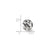 Enameled Musical Notes Charm Bead in Sterling Silver