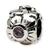Sterling Silver Multicolor CZ Bead Charm hide-image